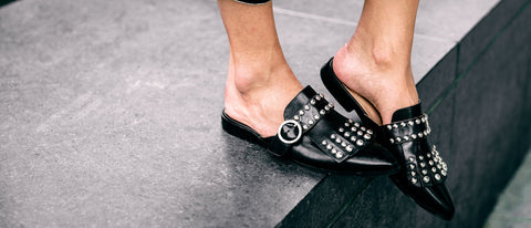 真冬でもスリッパ履きたい!バブーシュの冬コーデ♡