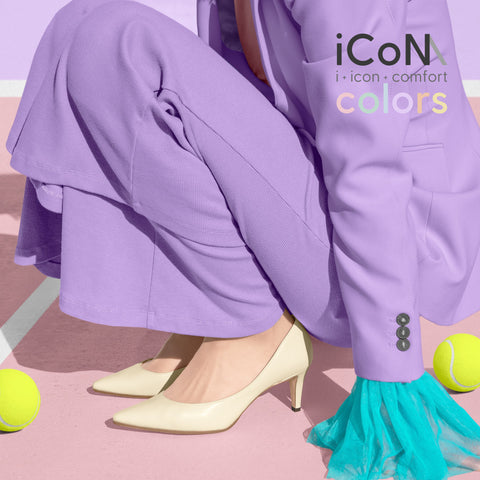 30%OFF:iCoN COLORS:ポインテッドトゥ スムース パンプス(C76533)チャイ/mamian(マミアン)
