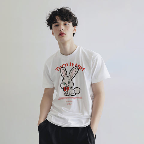 urday【Turn It Up!】Tシャツ(4225615)ホワイト/urday(マミアン)