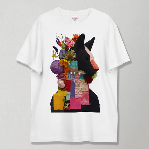 urday【Animal/trompe l'oeil】トロンプルイユ フォトTシャツ(2587346)ホワイト/urday(マミアン)