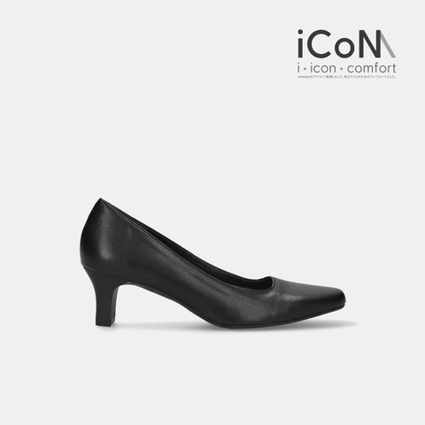iCoN BASIC:5cmヒールスクエアトゥパンプス(355BC)/mamian(マミアン)
