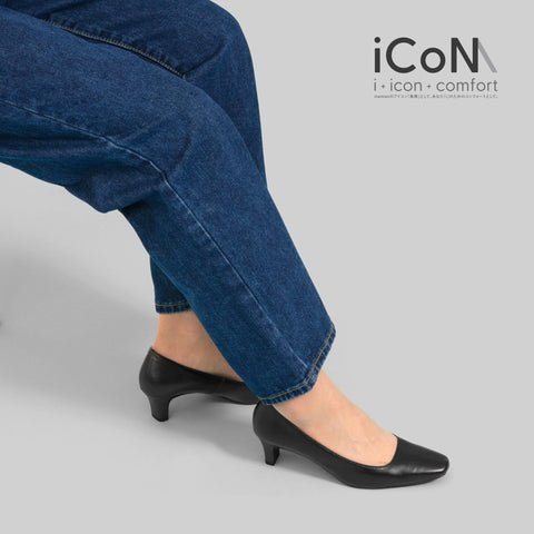 iCoN BASIC:5cmヒールスクエアトゥパンプス(355BC)/mamian(マミアン)