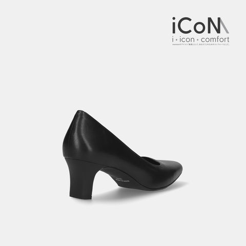 iCoN BASIC:5cmヒールスクエアトゥパンプス(355BC)/mamian(マミアン)