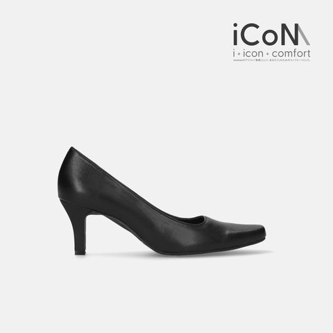予約:iCoN BASIC:6cmヒールスクエアトゥパンプス(1660BC)/mamian(マミアン)