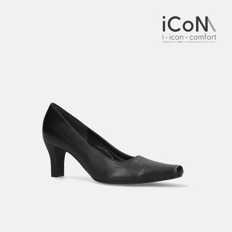 予約:iCoN BASIC:6cmヒールスクエアトゥパンプス(1660BC)/mamian(マミアン)