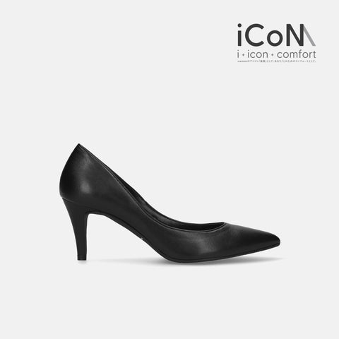 予約:iCoN BASIC:7cmヒールポインテッドトゥUカットパンプス(7203BC)/mamian(マミアン)