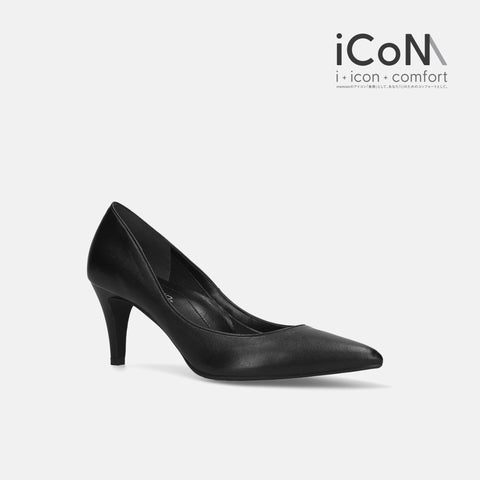 予約:iCoN BASIC:7cmヒールポインテッドトゥUカットパンプス(7203BC)/mamian(マミアン)