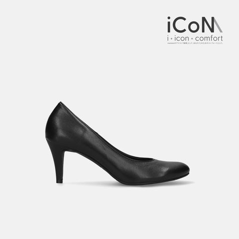 iCoN BASIC:7cmヒールラウンドトゥパンプス(563BC)/mamian(マミアン)