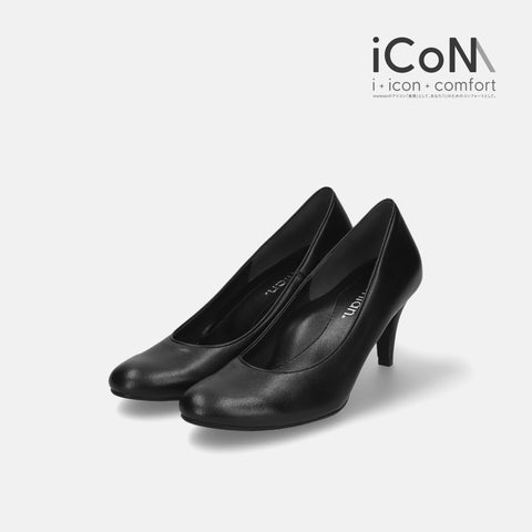 iCoN BASIC:7cmヒールラウンドトゥパンプス(563BC)/mamian(マミアン)