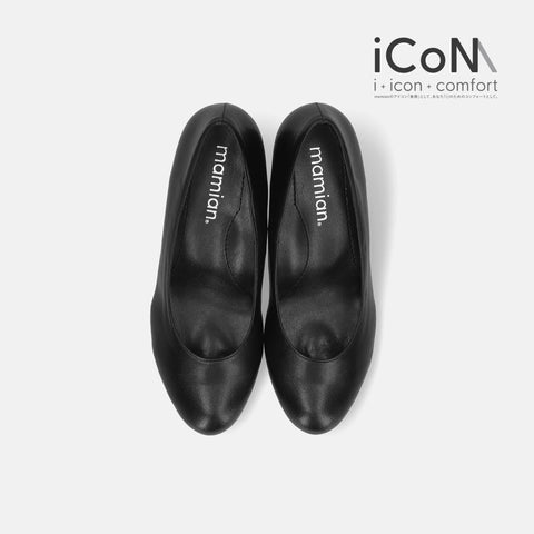 iCoN BASIC:5cmヒールラウンドトゥパンプス(51BC)/mamian(マミアン)