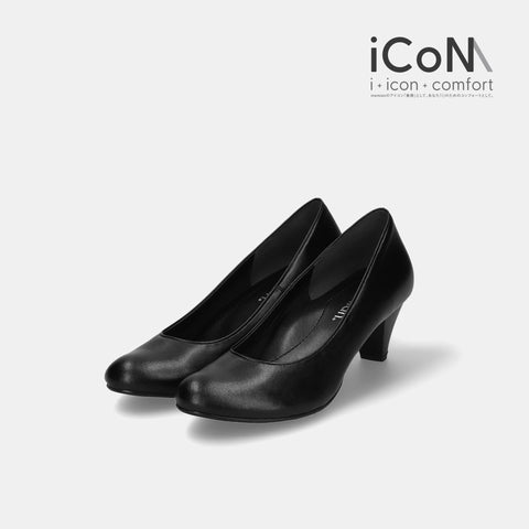 iCoN BASIC:5cmヒールラウンドトゥパンプス(51BC)/mamian(マミアン)