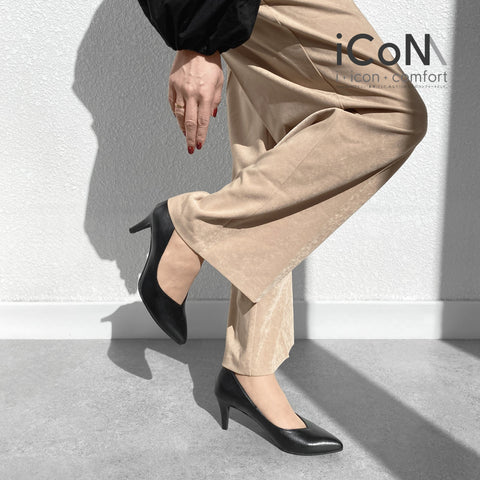 iCoN BASIC:7cmヒールVカットパンプス(6600BC)/mamian(マミアン)