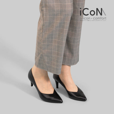 iCoN BASIC:7cmヒールVカットパンプス(6600BC)/mamian(マミアン)