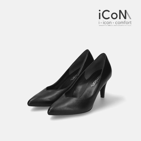 iCoN BASIC:7cmヒールVカットパンプス(6600BC)/mamian(マミアン)