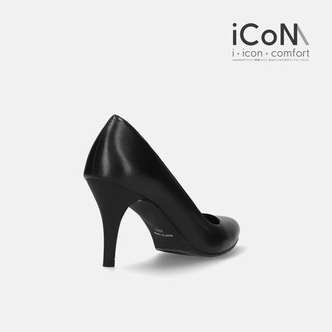 iCoN BASIC:8cmヒールアーモンドトゥパンプス(1720BC)/mamian(マミアン)