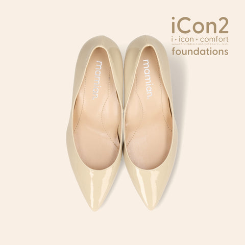 30%OFF:iCon2 Foundations:ポインテッドトゥ パンプス(F7203)メルティペール/mamian(マミアン)
