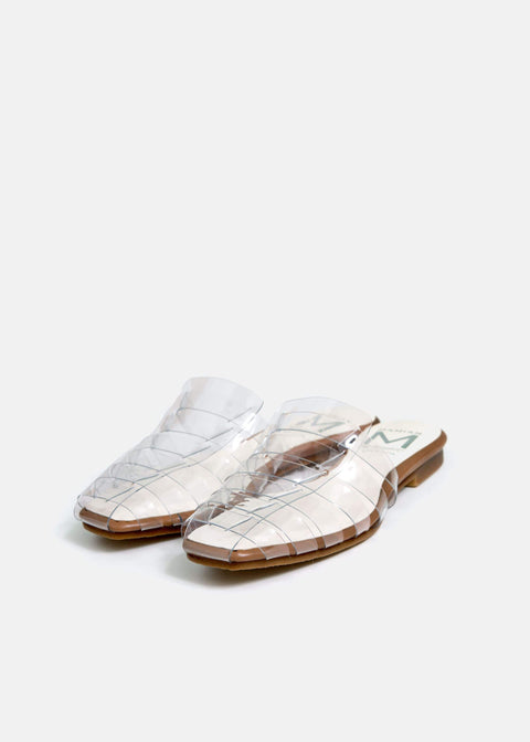 ラストワン限定特価2,990円:PVC スリッパ サンダル(3369)クリア/mamian(マミアン)