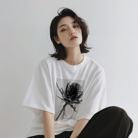 urday【Eryngium】フォトTシャツ（4717123）ホワイト/urday（マミアン）