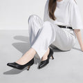 予約：2026SS：iCoN COLORS：ポインテッドトゥ パンプス（C57173）ブラック/mamian（マミアン）