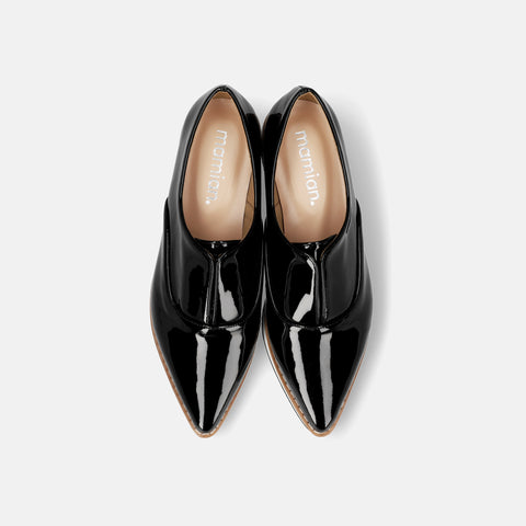 予約：2026SS：厚底ドレスシューズ（4774）ブラックE