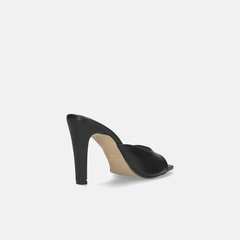 30% OFF: 2022SS: Mesh Design Clear Heel Mule (m96103) Black MS