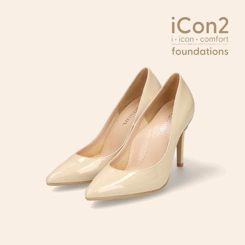 iCon2 Foundations 2023：ポインテッドトゥ パンプス（F970）メルティペール/mamian（マミアン）