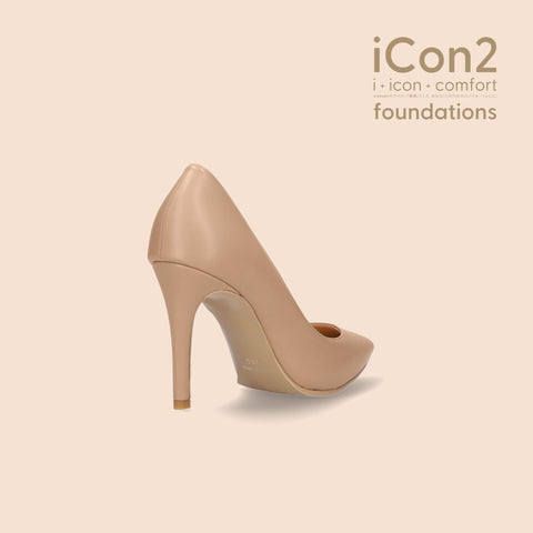 iCon2 Foundations 2023：ポインテッドトゥ パンプス（F970）モイストメープル/mamian（マミアン）