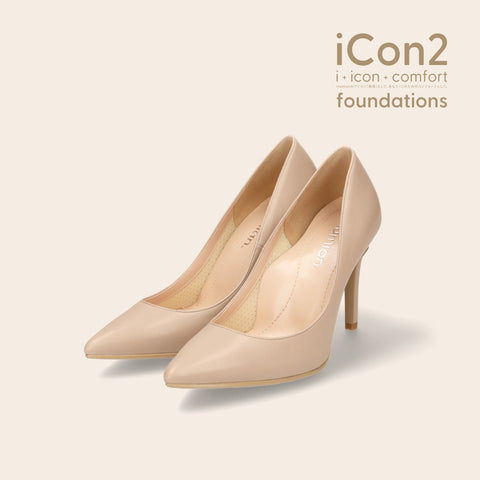 iCon2 Foundations 2023：ポインテッドトゥ パンプス（F970）モイストシフォン/mamian（マミアン）